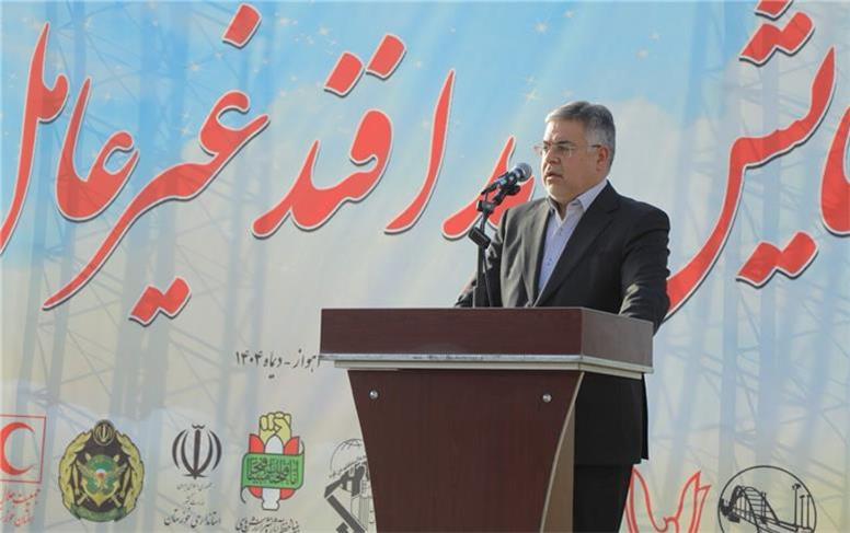 معاون عمرانی استاندار خوزستان: آمادگی کامل استان برای مقابله با تهدیدات بیرونی و بحران‌های طبیعی
