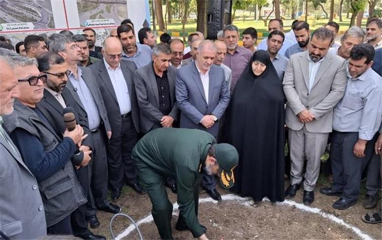 ۴ تقاطع غیرهمسطح در شهرستان بروجرد کلنگ‌زنی شد