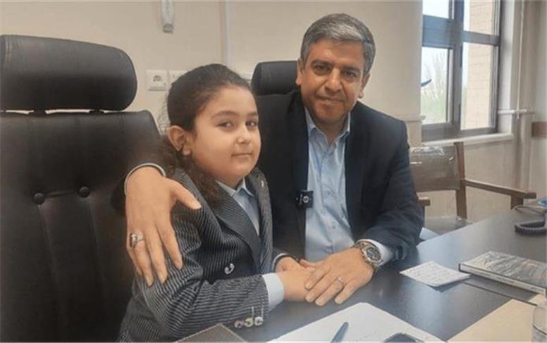 دیدار استاندار اردبیل با هنرمند خردسال اردبیلی