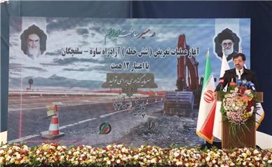 افزایش ایمنی تردد در محور ترانزیتی ساوه–سلفچگان با اجرای طرح بهسازی