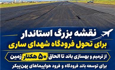 نقشه بزرگ استاندار برای تحول فرودگاه شهدای ساری