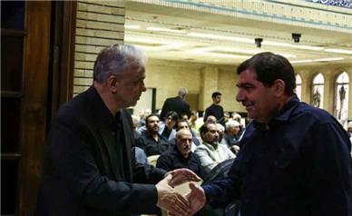 مراسم ترحیم برادر علیرضا رزم‌حسینی برگزار شد